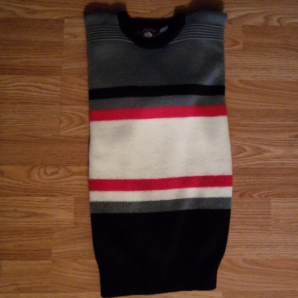 Men's Multicolored Crewneck Sweater - Size: Large - Picture 8 of 8